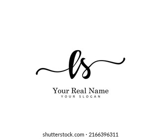 LS Logotipo inicial de monograma