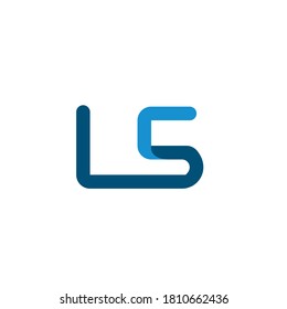 ls Letter icon  Vector illustration design