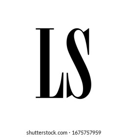 LS Letter Logo Consep Monogram