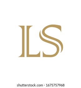 LS letter logo consep monogram