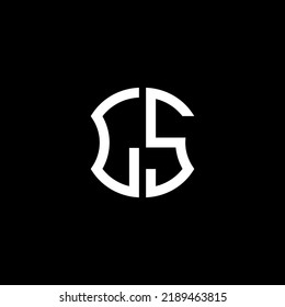 LS letter logo creative design with vector graphic, Abc simple and modern logo design.