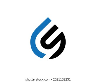 LS Letter Logo Design Creative Modern Vector.