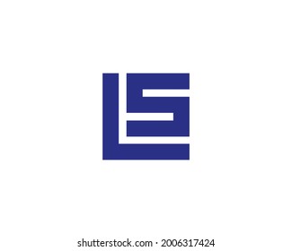LS letter logo design vector template