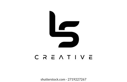 LS Letter Monogram Logo for Modern Creative Brand Identity