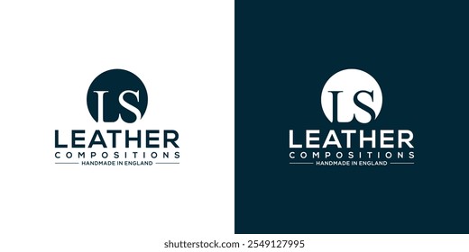 LS logo in circle, business logo, accountant logo, law logo