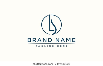 LS logo Design Template Vector Graphic Branding Element.