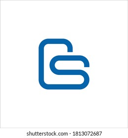 Signo vectorial de diseño del logotipo LS