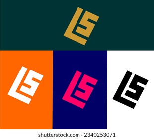LS Logo minimalistische Schriftart Identität majestätische Emblem Symbol Vektorvorlage