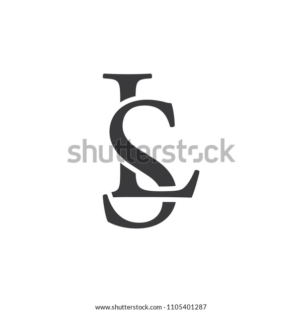 Ls Logo Template Stock Vector (Royalty Free) 1105401287 | Shutterstock