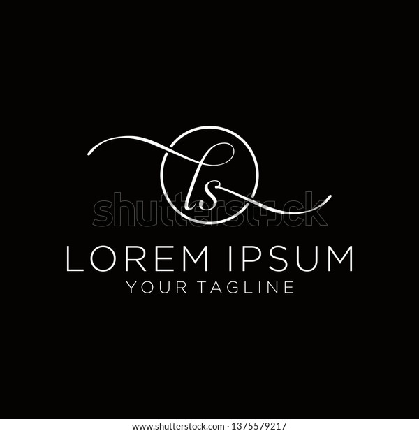 Ls Logo Vector Template Stock Vector (Royalty Free) 1375579217