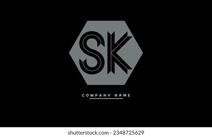 LS, SL Abstrakte Buchstaben Logo Monogramm