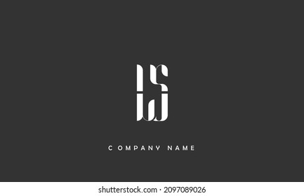 LS, SL Alphabets Letters Logo Monogram