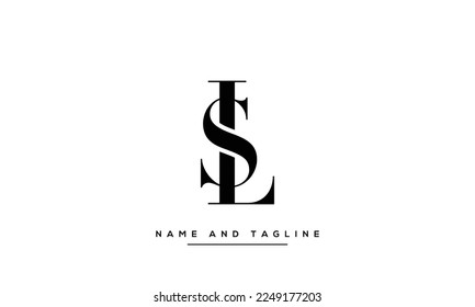 LS, SL Alphabets Letters Logo Monogram