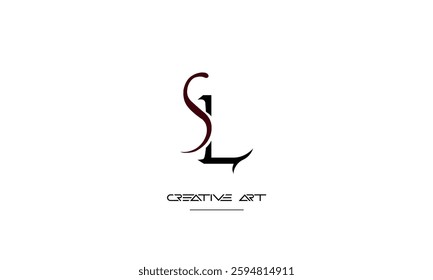 LS, SL, L, S abstract letters logo monogram