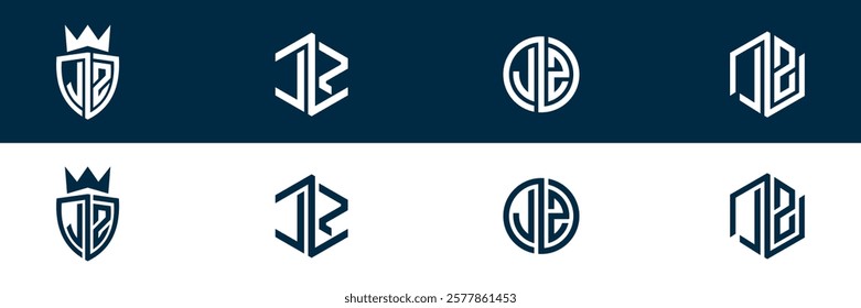 LS SL letter logo set design