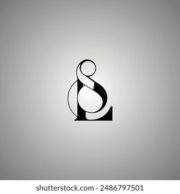 LS or SL Luxury Logo Design