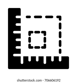 L-square ruler measurement