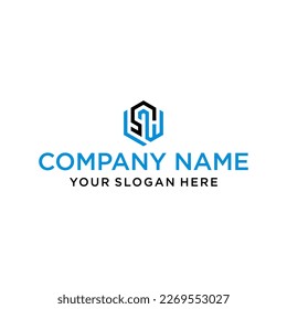 LSW letter logo in the form of hexagons and cube logos with letter designs for corporate identity