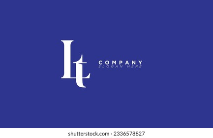 Letras alfabetas LT Iniciales logotipo de monograma TL, L y T