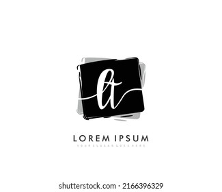 LT Initial beauty monogram logo vector