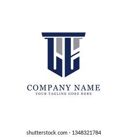 LT initial letter Vector, for accounting and finance company logo design