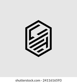 LT line geometric monogram with high quality professional design that will print well