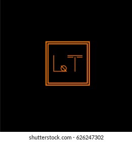 lt logo letter initial, Abstract Polygonal Background Logo, design for Corporate Business Identity,flat icon, Alphabet letter
