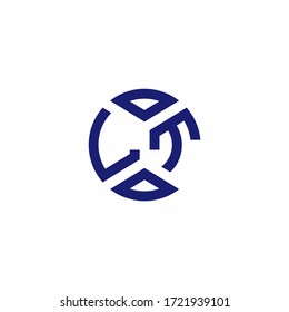 Logotipo de monograma LU con formas abstractas en una plantilla de diseño de estilo moderno