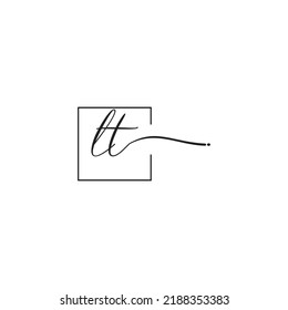 LT siganture logo concept in high quality professional design that will print well across any print media