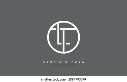 LT, TL Abstract Letters Logo Monogram , Brand vector Template