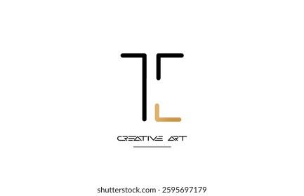 LT, TL, L, T abstract letters logo monogram