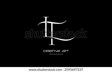 LT, TL, L, T abstract letters logo monogram