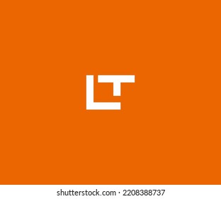 LT, TL letter logo creative design with vector graphic