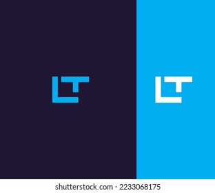 LT, TL Letter Logo Vector Template Abstraktes Monogramm Symbol . Für Business Sports, Technologie, Mode, Digital- und künftiges kreatives Logo verwendbar
