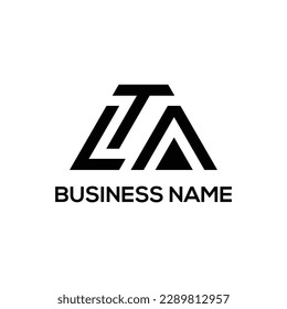 LTA Letter Initial icon and Logo Design Template Vector Illustration