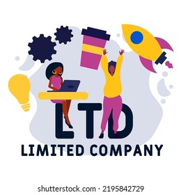 Ltd Limited Company Acronym Business Concept Stock Vector (Royalty Free ...