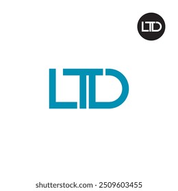 LTD-Logo-Buchstabe Monogramm