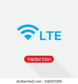 LTE Network Icon Vector Illustration Eps10