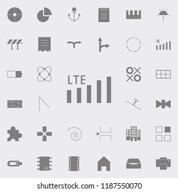 lte network  mobile icon. web icons universal set for web and mobile