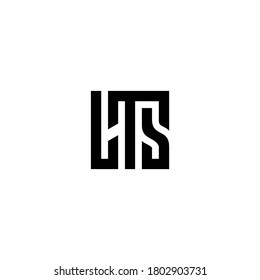 Lts Logo Monogram Icon Vector Template Stock Vector (Royalty Free