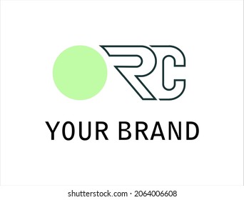 LTTER LOGO ALPHABET E F ORC RC FOOD FASHION INDUTRIES DISEÑO MARCA ETIQUETA