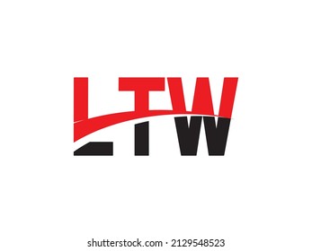 LTW Letter Initial Logo Design Vector Illustration