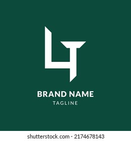 LU latter logo, modern design, initial based latter logo