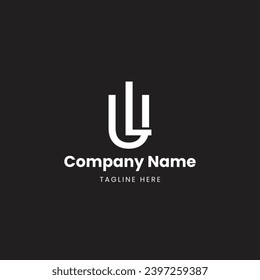 LU Letter Logo, LU Letter Monogram, L,U, Initials Letter,

