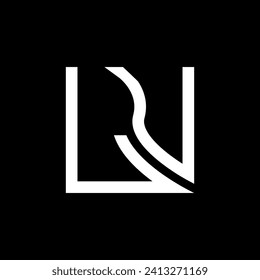 Diseño vectorial del logotipo de la letra LU, logotipo simple y moderno de LU. Diseño lujoso del alfabeto de la LU  