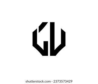 LU logo design vector template