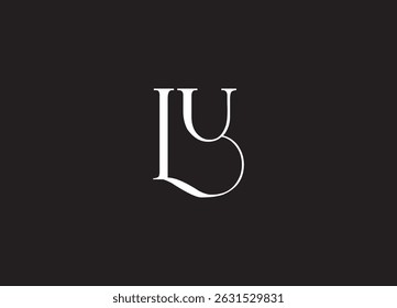 Logotipo LU design e logotipo monográfico