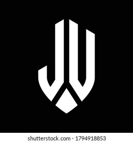 Logo-Monogramm mit Design-Vorlage für Emblem-Schilde