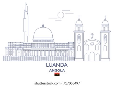 Luanda Linear City Skyline, Angola