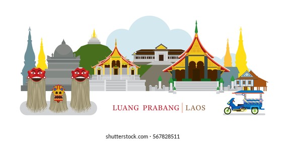 Luang Prabang, Laos, Landmarks, Culture, Travel and Tourist Attraction